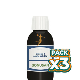 Pack 3x OMEGA 3 MSC ACEITE BEBIBLE 58Ml. BONUSAN