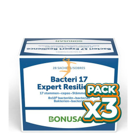 Pack 3x BACTERI 17 EXPERT RESILIENCE 28 SOBRES BONUSAN