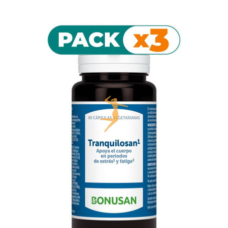 Pack 3x TRANQUILOSAN 60 CÁPSULAS BONUSAN