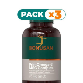 Pack 3x PRIMOMEGA-3 MSC COMPLEX 120 PERLAS BONUSAN