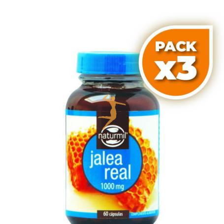 Pack 3x JALEA REAL 1.000Mg. 60 PERLAS NATURMIL