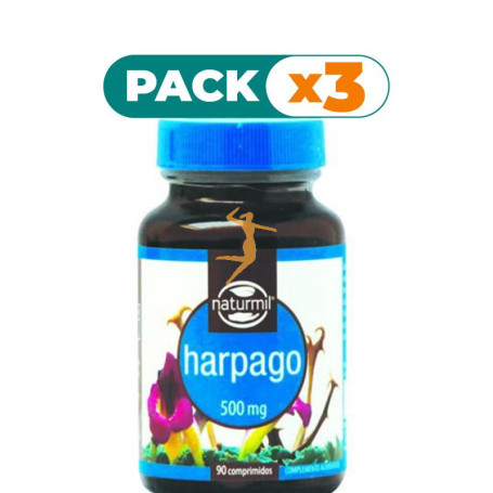 Pack 3x HARPAGO 500Mg. 90 COMPRIMIDOS NATURMIL