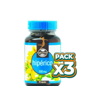 Pack 3x HIPÉRICO 300Mg. 45 CÁPSULAS NATURMIL