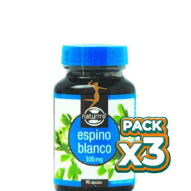 Pack 3x ESPINO BLANCO 300Mg. 90 PERLAS NATURMIL