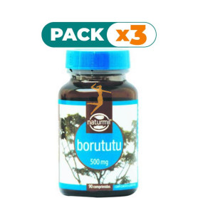 Pack 3x BORUTUTU 500Mg. 90 COMPRMIDOS NATURMIL