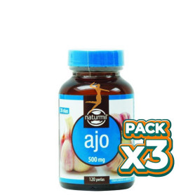 Pack 3x AJO 500Mg. 120 PERLAS NATURMIL