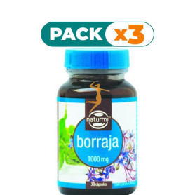 Pack 3x BORRAJA 1.000Mg. 30 PERLAS NATURMIL