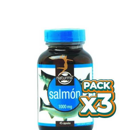 Pack 3x SALMÓN 1.000Mg. 45 PERLAS NATURMIL