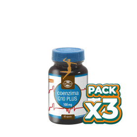 Pack 3x CO-ENZIMA Q10 PLUS 100Mg. 60 CÁPSULAS NATURMIL