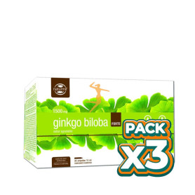Pack 3x GINKGO BILOBA FORTE 20 AMPOLLAS NATURMIL