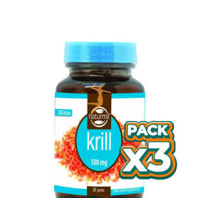 Pack 3x KRILL NKO 500Mg. 30 PERLAS NATURMIL