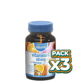Pack 3x VITAMINA C STRONG 1000Mg 60 COMPRIMIDOS NATURMIL