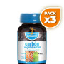 Pack 3x CARBON VEGETAL ACTIVO 90 PERLAS NATURMIL