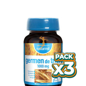 Pack 3x GÉRMEN DE TRIGO 1000MG 90 PERLAS NATURMIL