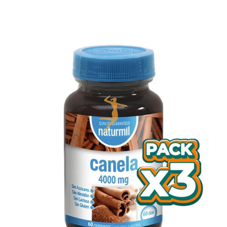 Pack 3x CANELA 60 COMPRIMIDOS NATURMIL