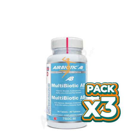 Pack 3x MULTIBIOTIC AB COMPLEX 90 CAPSULAS AIRBIOTIC