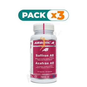 Pack 3x AZAFRÁN AB COMPLEX 60 CÁPSULAS AIRBIOTIC