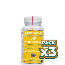 Pack 3x VITAMINA D3 AB 5.000UI 90 TABLETAS AIRBIOTIC