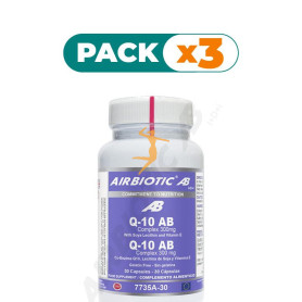 Pack 3x Q-10 AB COMPLEX 300Mg. 30 CÁPSULAS AIRBIOTIC