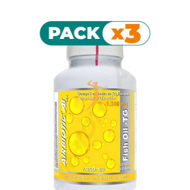 Pack 3x FISH OIL TG 1300MG 120 CÁPSULAS AIRBIOTIC
