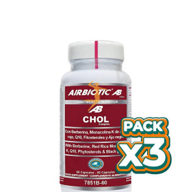 Pack 3x CHOL COMPLEX 60 CÁPSULAS AIRBIOTIC