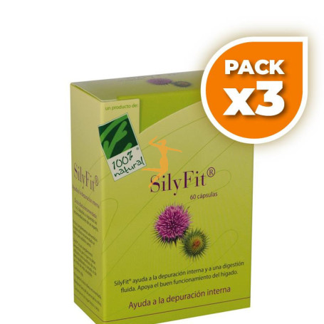 Pack 3x SILYFIT 60 CÁPSULAS 100% NATURAL