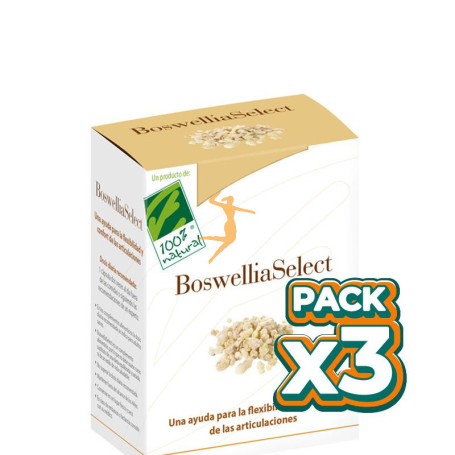 Pack 3x BOSWELLIASELECT 60 CÁPSULAS 100% NATURAL