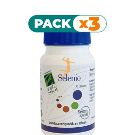 Pack 3x SELENIO 90 CÁPSULAS 100% NATURAL