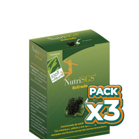 Pack 3x NUTRI SGS ACTIVADO 60 CÁPSULAS 100% NATURAL