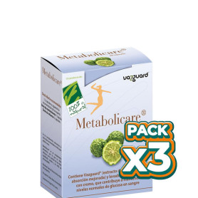 Pack 3x METABOLICARE 60 CÁPSULAS 100% NATURAL