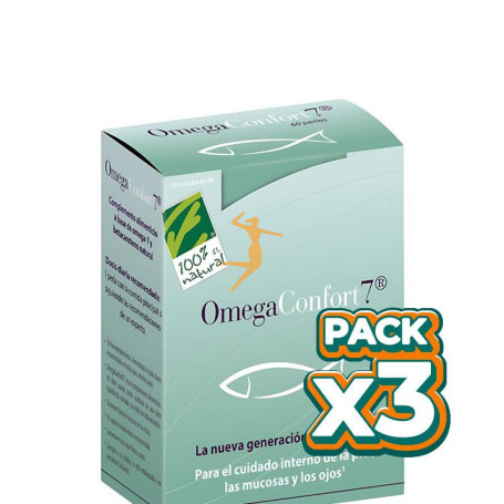 Pack 3x OMEGACONFORT7 60 PERLAS 100% NATURAL