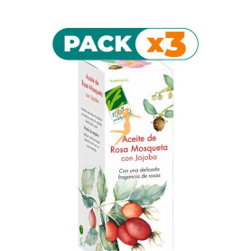 Pack 3x ACEITE DE ROSA MOSQUETA CON JOJOBA 100 ML 100% NATURAL