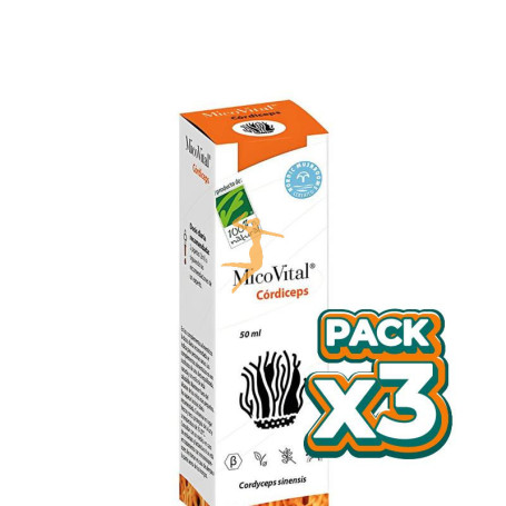 Pack 3x MICOVITAL CÓRDICEPS 50 ML 100% NATURAL