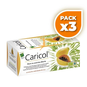 Pack 3x CARICOL 20 ESTUCHES INDIVIDUALES 100% NATURAL