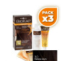 Pack 3x TINTE NUTRICOLOR 3.0 CASTAÑO OSCURO 140Ml. BIOKAP