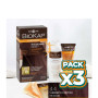 Pack 3x TINTE 4.4 CASTAÑO COBRIZO 140Ml. BIOKAP