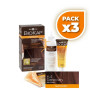 Pack 3x TINTE 6.40 COBRIZO CURRY 140Ml. BIOKAP