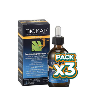 Pack 3x LOCION REFORZANTE ANTICAIDA 50ML BIOKAP