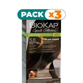 Pack 3x DELICATO 5.8 CASTAÑO CLARO CACAO EDICIÓN LIMITADA 140ML BIOKAP