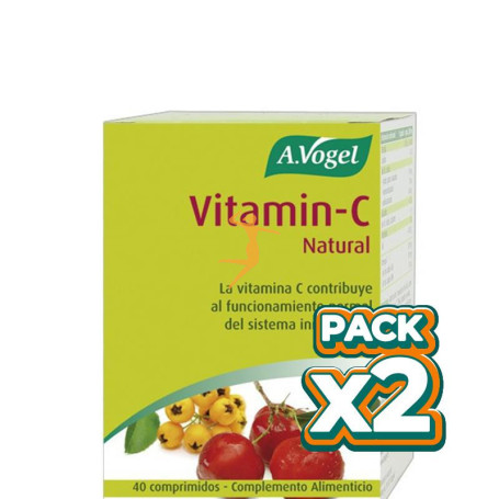 Pack 2x VITAMIN C 40 COMPRIMIDOS A. VOGEL (BIOFORCE)