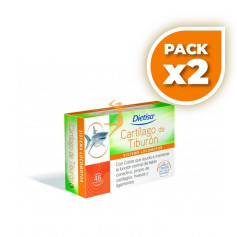 Pack 2x CARTÁLAGO DE TIBURÓN 48 COMPRIMIDOS DIETISA