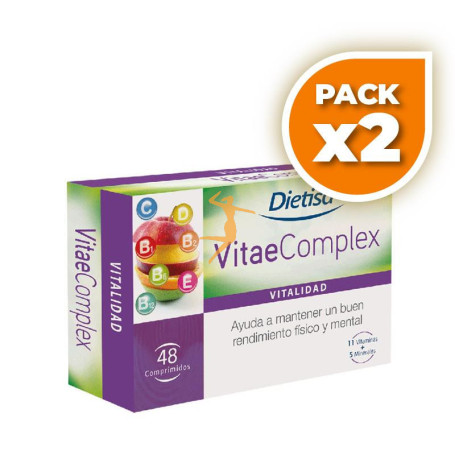Pack 2x VITAECOMPLEX 48 COMP DIETISA