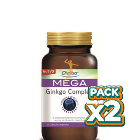 Pack 2x MEGA GINKGO COMPLEX 60 CÁPSULAS DIETISA