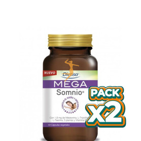 Pack 2x MEGA SOMNIO 60 COMPRIMIDOS DIETISA