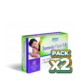 Pack 2x SOMIO FALSH 1.8 60 COMPRIMIDOS DIETISA