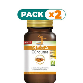 Pack 2x MEGA CÚRCUMA 50 CÁPSULAS DIETISA