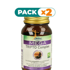 Pack 2x MEGA TRIPTO COMPLEX 60 CAPSULAS DIETISA