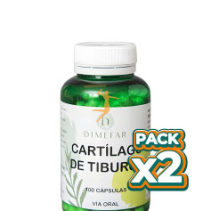 Pack 2x CARTILAGO DE TIBURON 100 CAPSULAS DIMEFAR