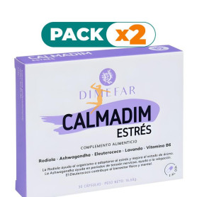 Pack 2x CALMADIM ESTRÉS 30 CÁPSULAS DIMEFAR