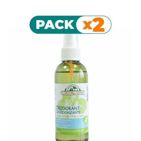 Pack 2x DESODORANTE DE TILO Y SALVIA BIO CORPORE SANO